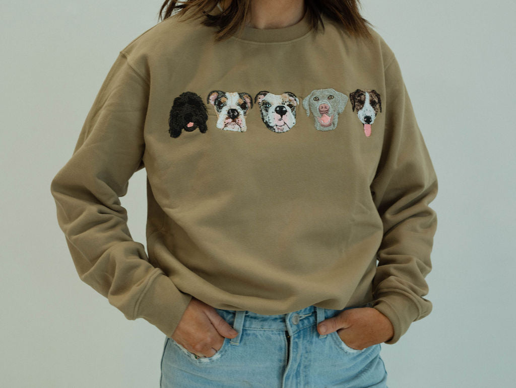 Moletom Personalizado Bordado | Bege