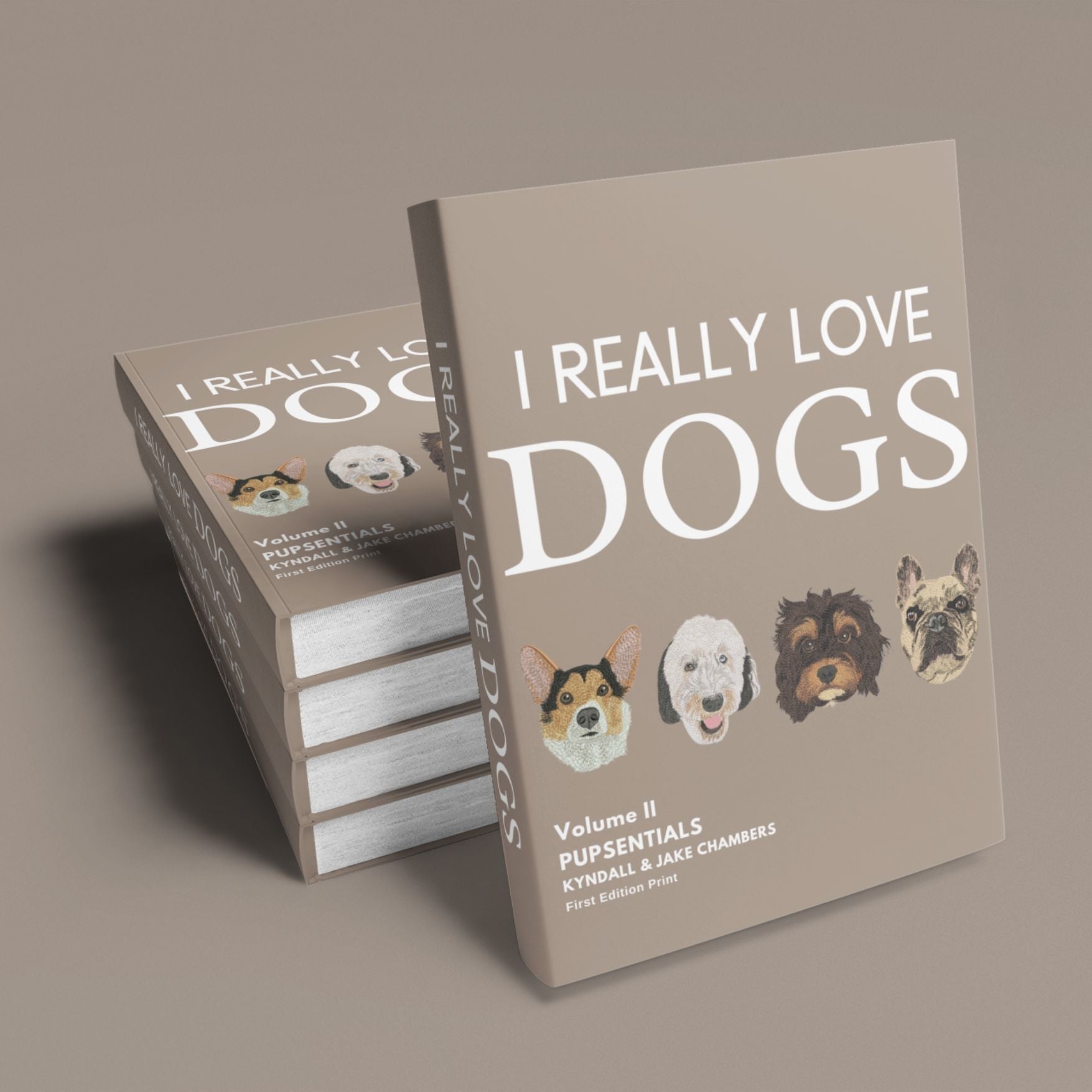"Eu Realmente Amo Cães v.II" Livro de Mesa de Café