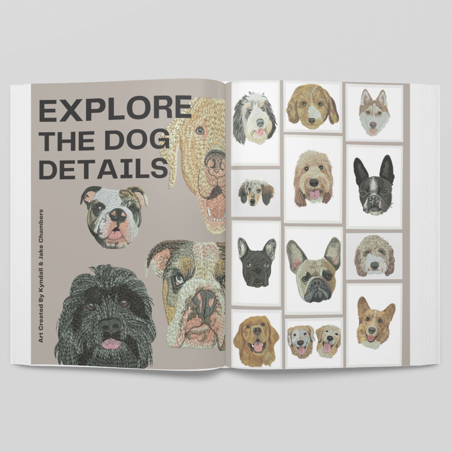 "Eu Realmente Amo Cães v.II" Livro de Mesa de Café