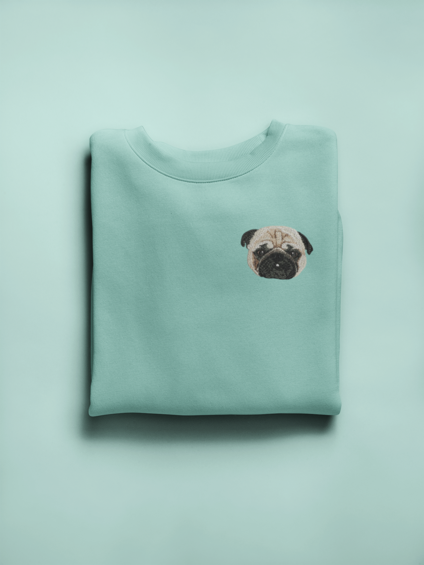 Moletom Bordado de Pug