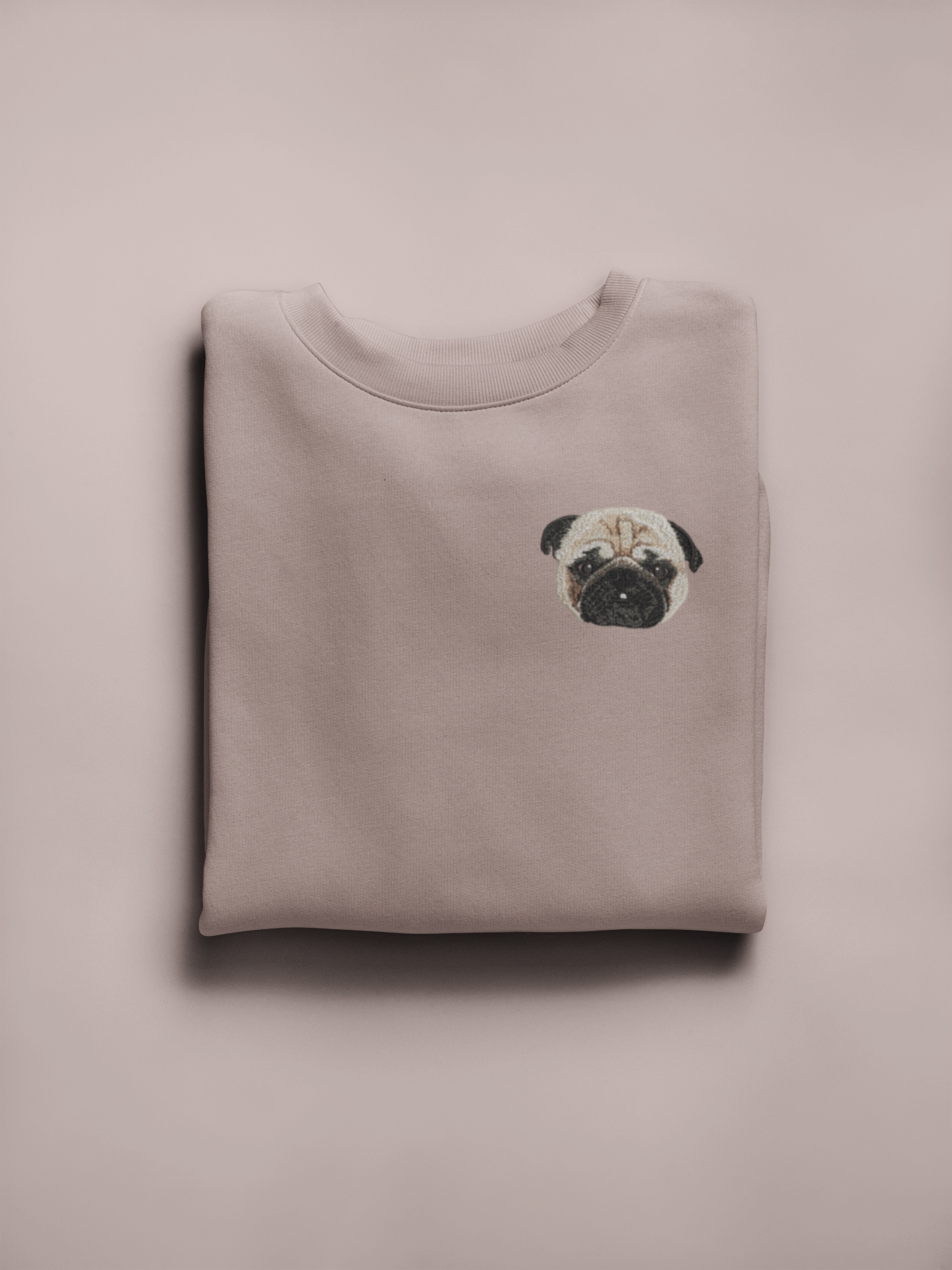 Moletom Bordado de Pug