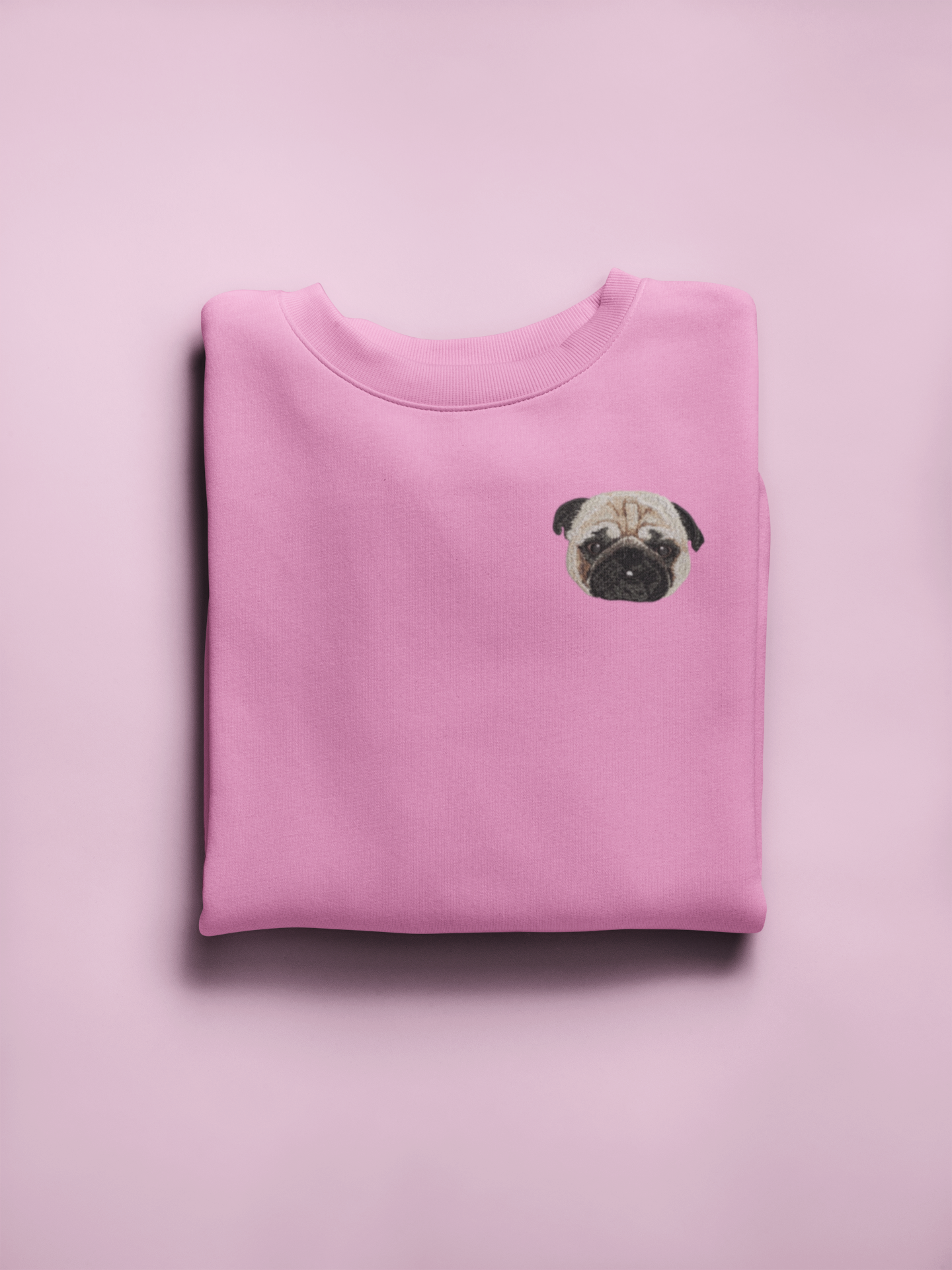 Moletom Bordado de Pug