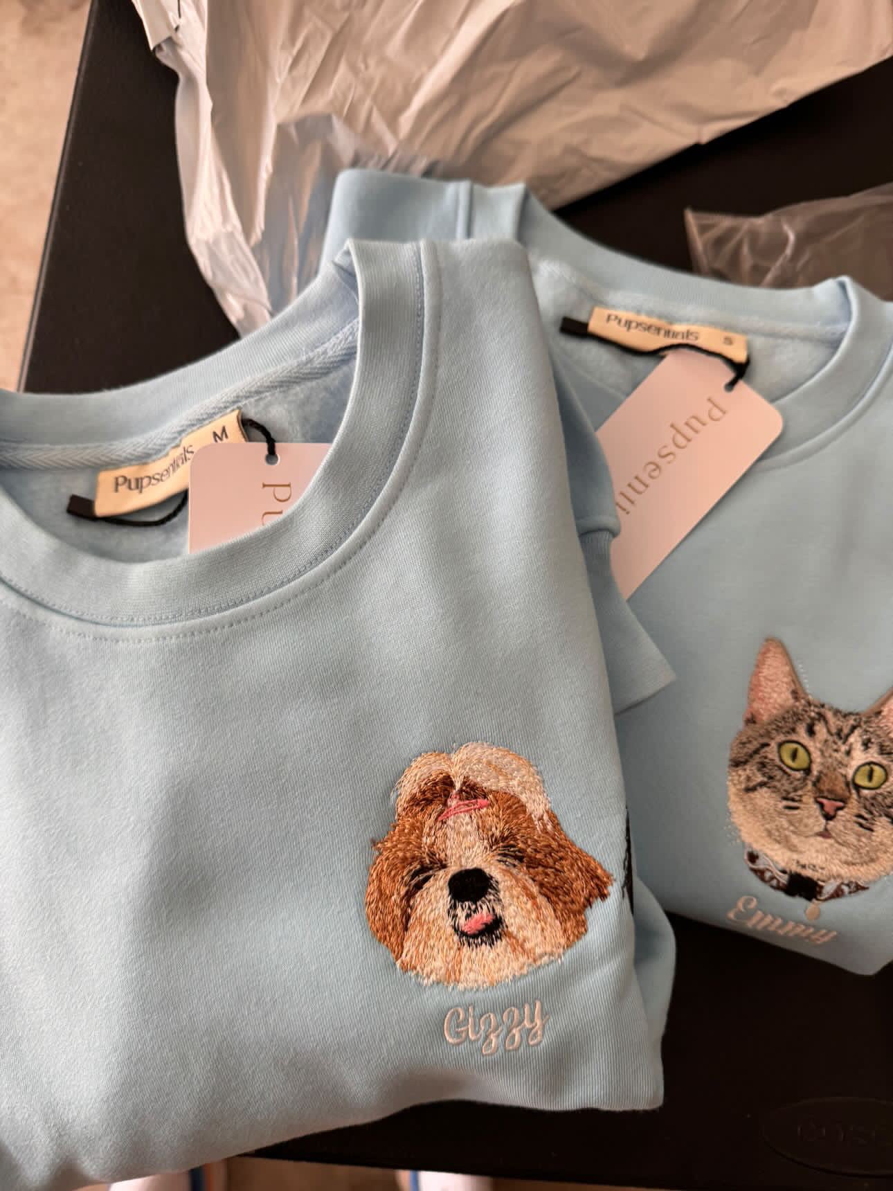 O Moletom Personalizado com Retrato Bordado de Animais de Estimação