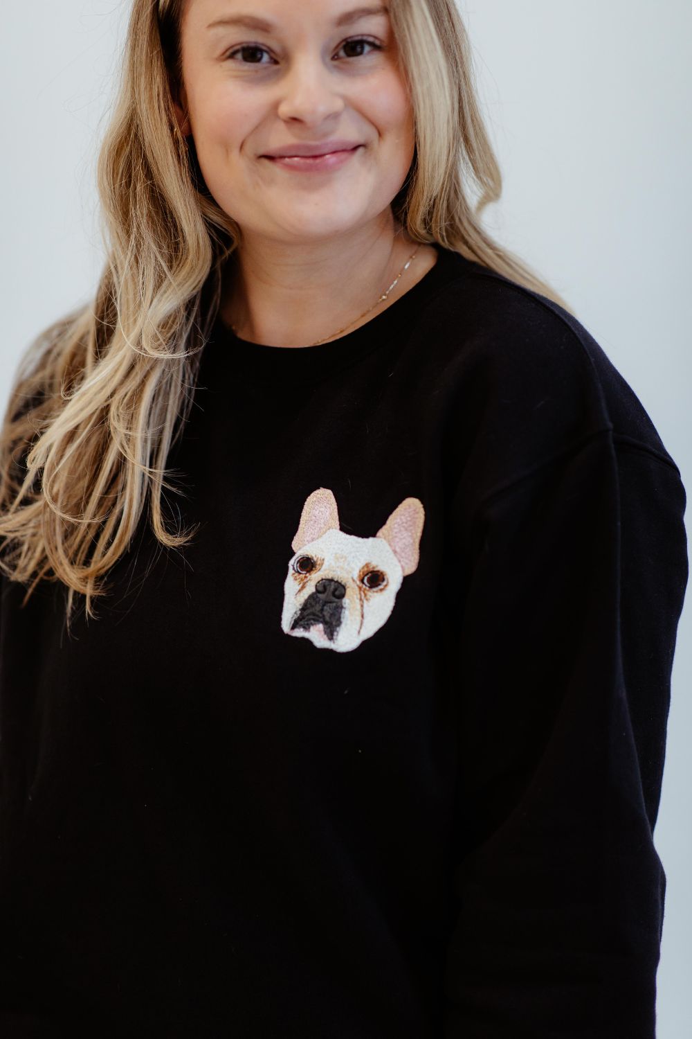 O Moletom Personalizado com Retrato Bordado de Animais de Estimação
