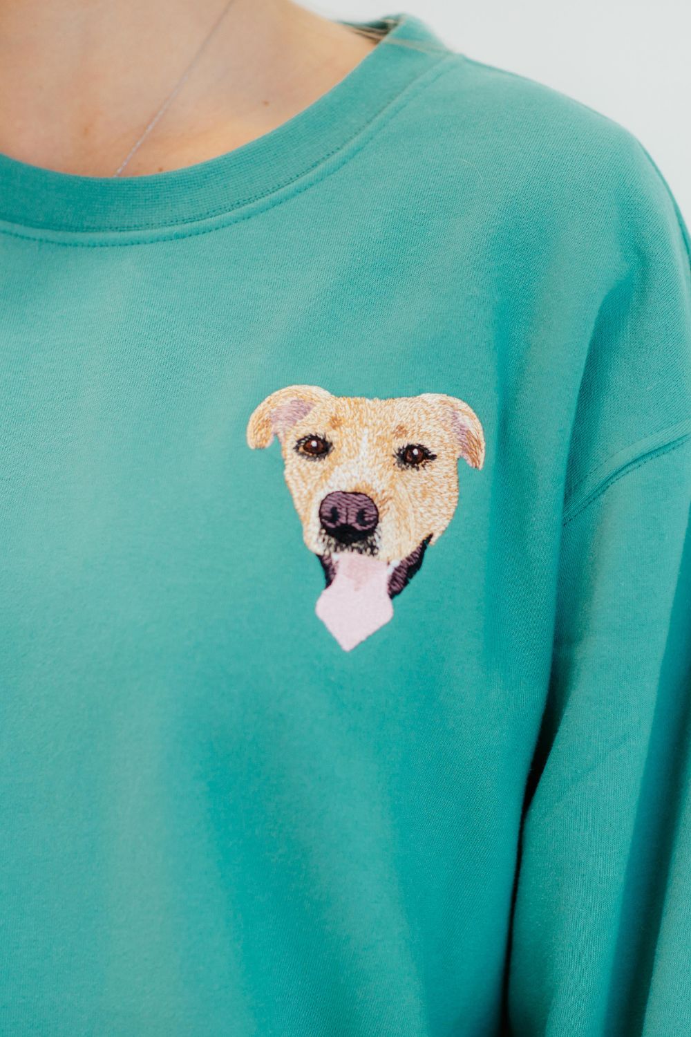 O Moletom Personalizado com Retrato Bordado de Animais de Estimação