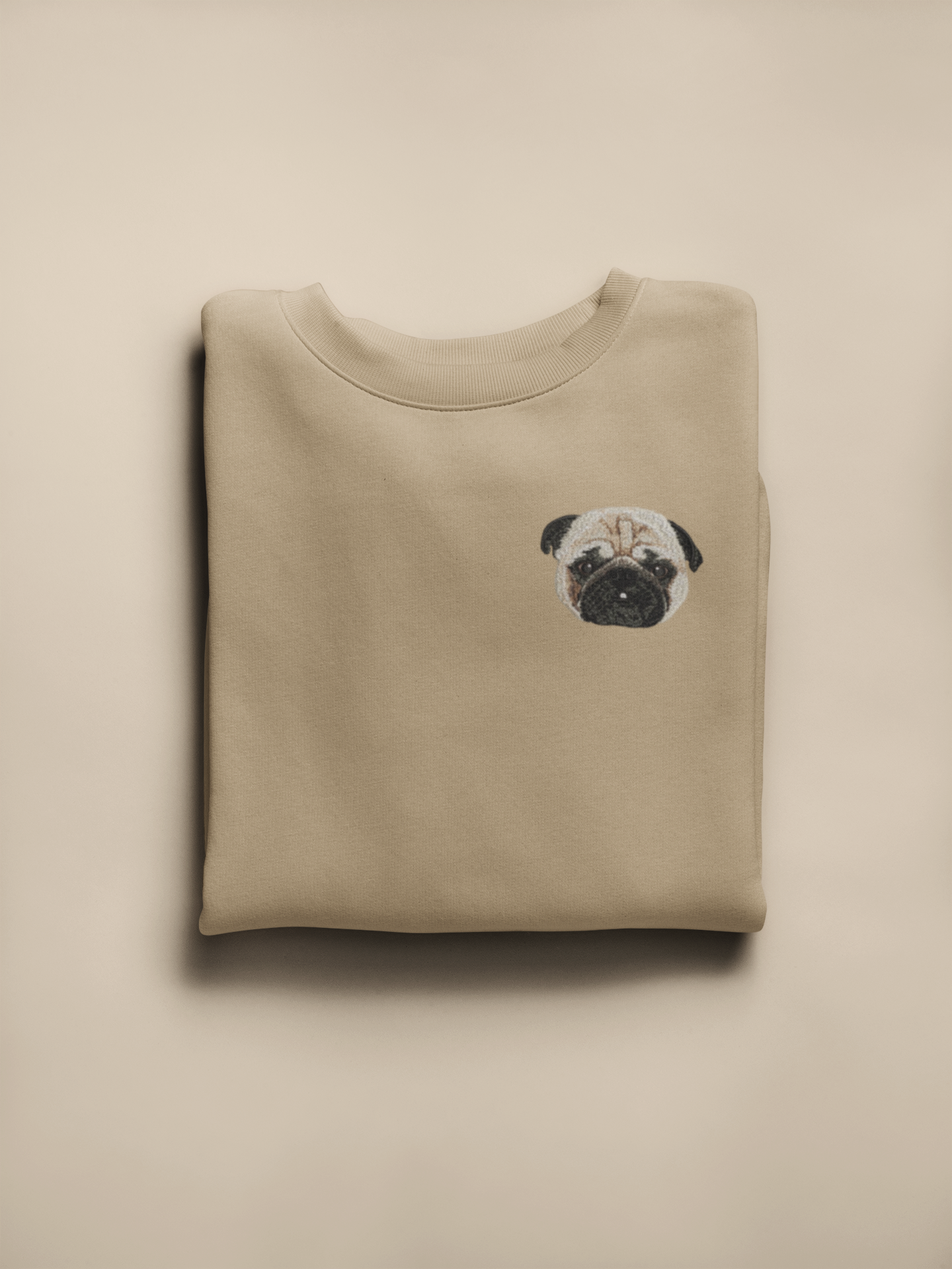 Moletom Bordado de Pug