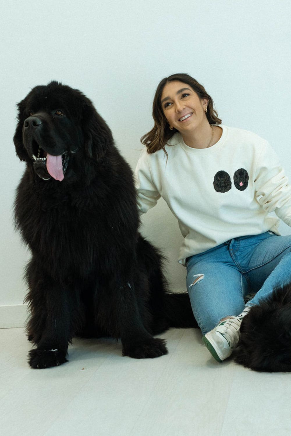 O Moletom Personalizado com Retrato Bordado de Animais de Estimação