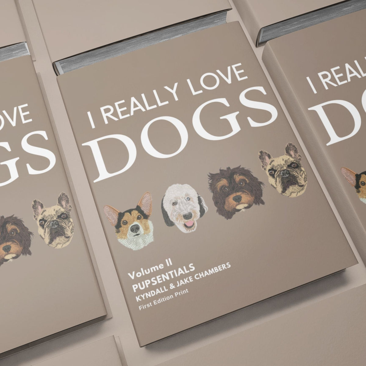 "Eu Realmente Amo Cães v.II" Livro de Mesa de Café