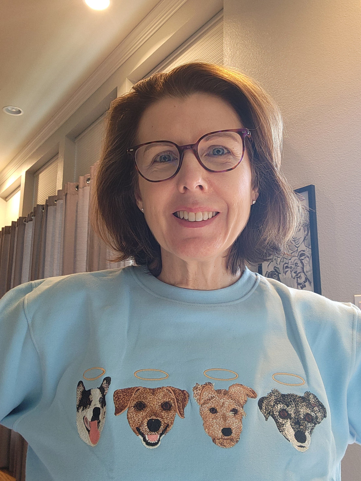 O Moletom Personalizado com Retrato Bordado de Animais de Estimação