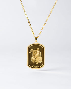 Colar Dogtag