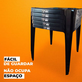 Mesa Plastica Quadrada Padrao Multiuso Bar Piscina Monobloco