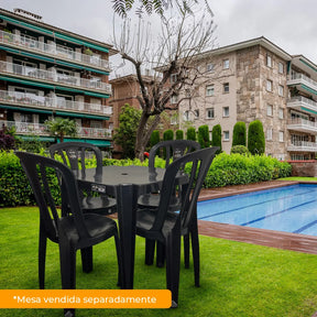 Mesa Plastica Quadrada Padrao Multiuso Bar Piscina Monobloco
