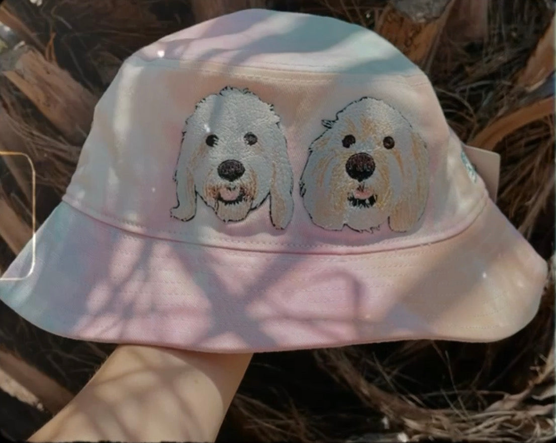 Chapéu Bucket - Patch Bordado Personalizado para Pets
