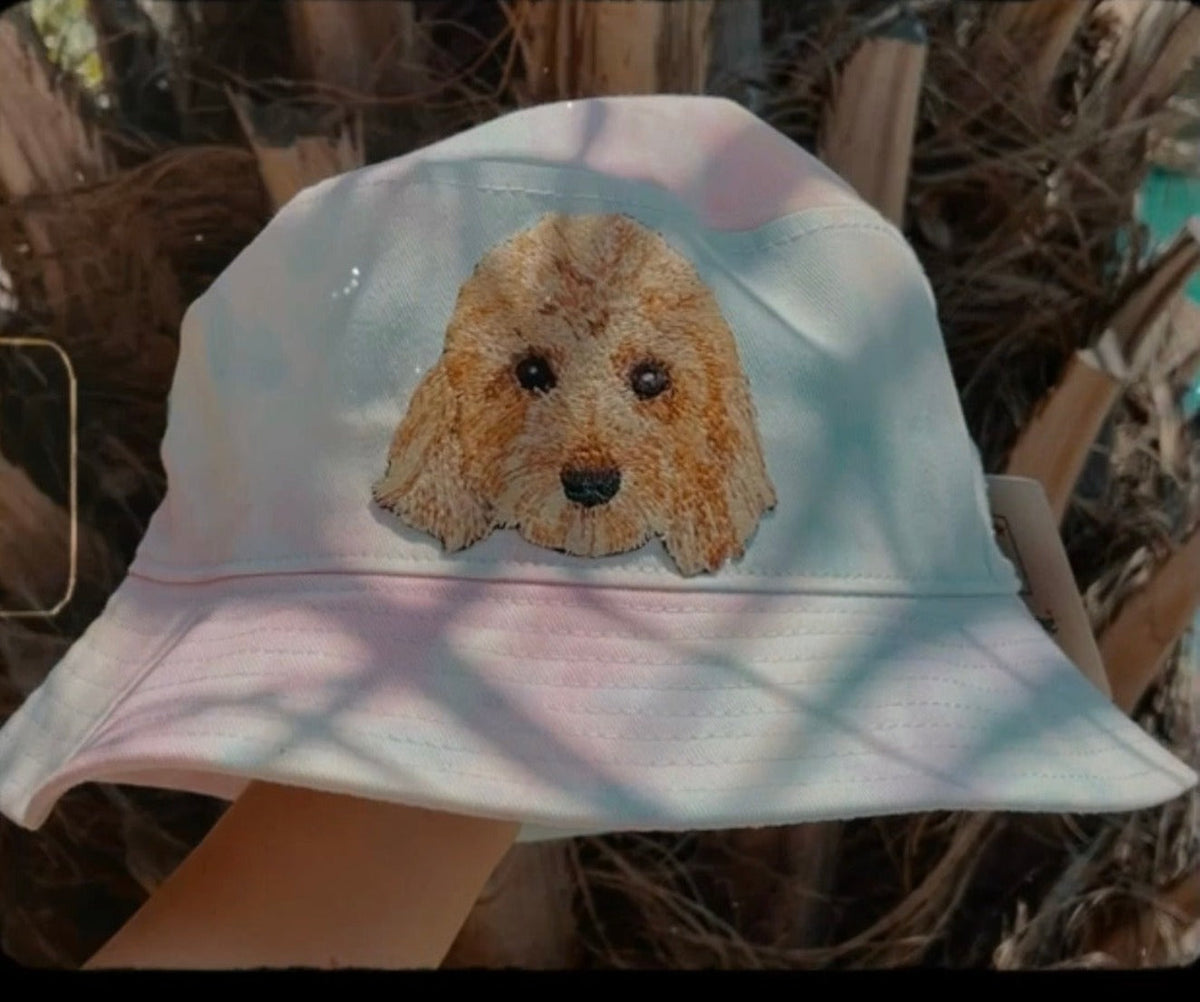 Chapéu Bucket - Patch Bordado Personalizado para Pets