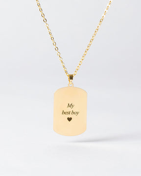 Colar Dogtag