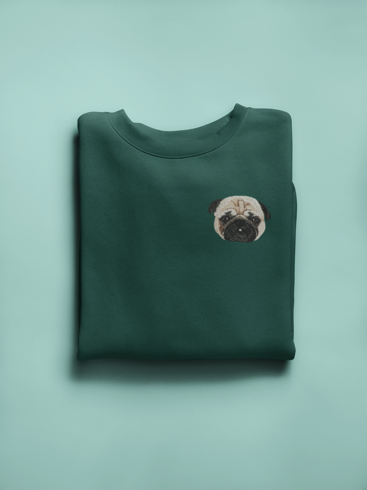 Moletom Bordado de Pug