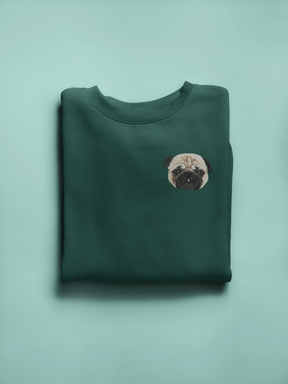 Moletom Bordado de Pug