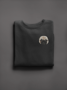 Moletom Bordado de Pug