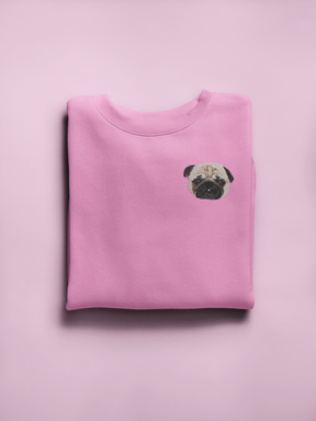 Moletom Bordado de Pug