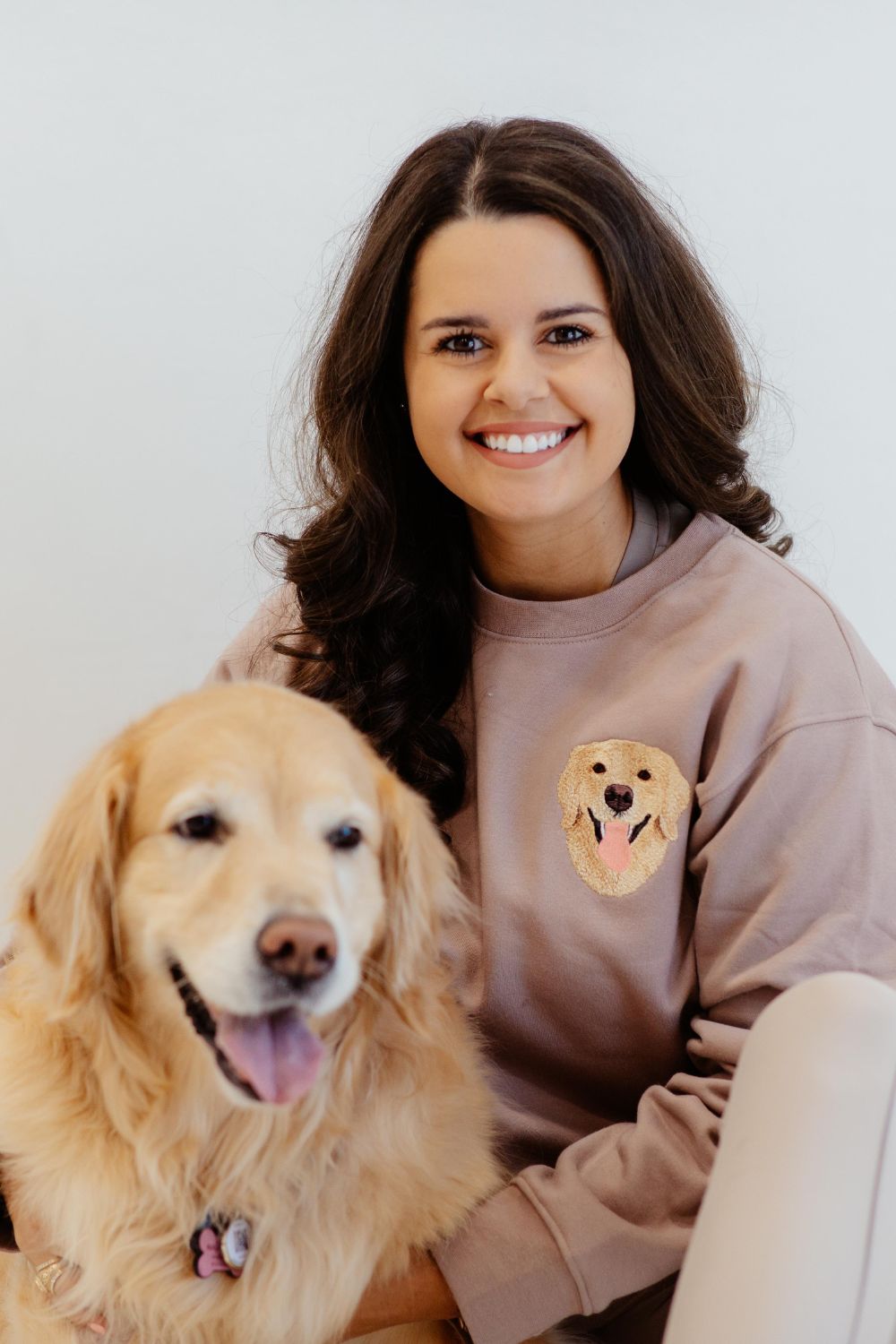 O Moletom Personalizado com Retrato Bordado de Animais de Estimação
