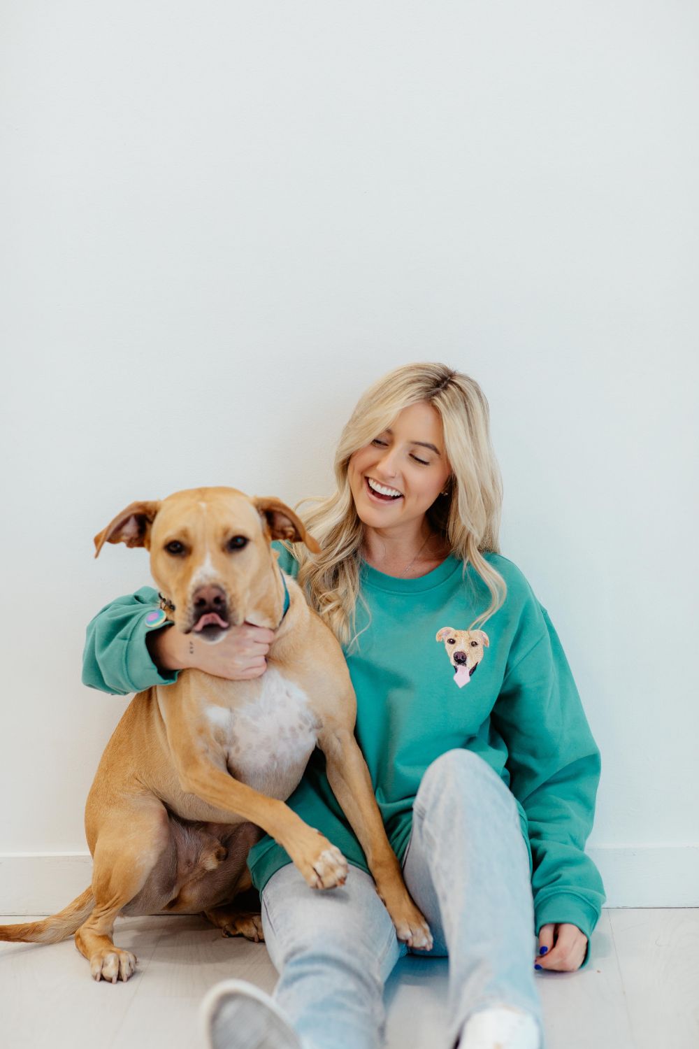 O Moletom Personalizado com Retrato Bordado de Animais de Estimação